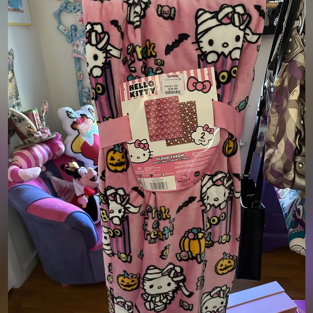 Hello kitty Halloween Blanket.